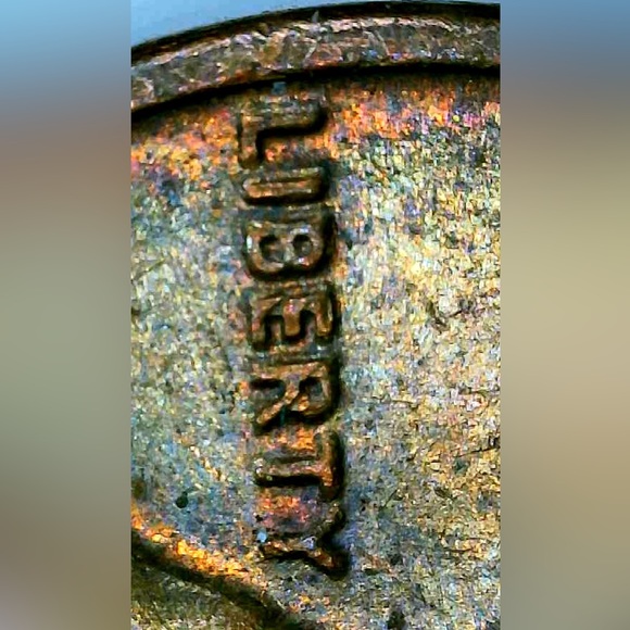 1981 D Penny  offset obverse - Picture 2 of 5